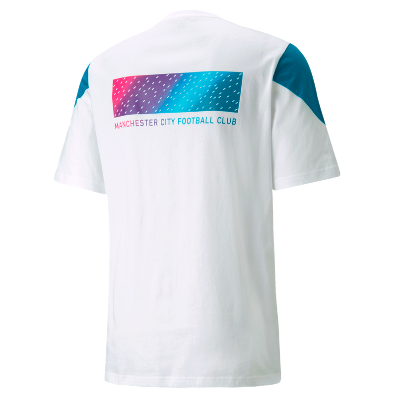 MCFC LW MENS FTBL CULTURE TEE SS - white