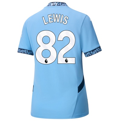 Women's Manchester City Home Jersey 2024/25 With LEWIS 82 Printing
