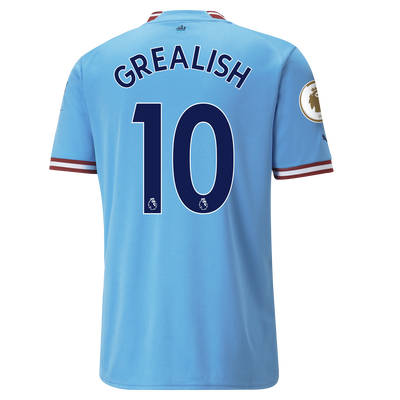 Manchester City Home Jersey 22/23 with GREALISH 10 printing