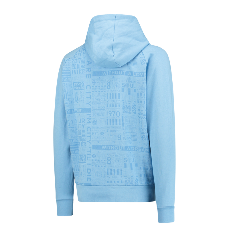 MCFC FW MENS EVOLUTION HOODIE - light blue
