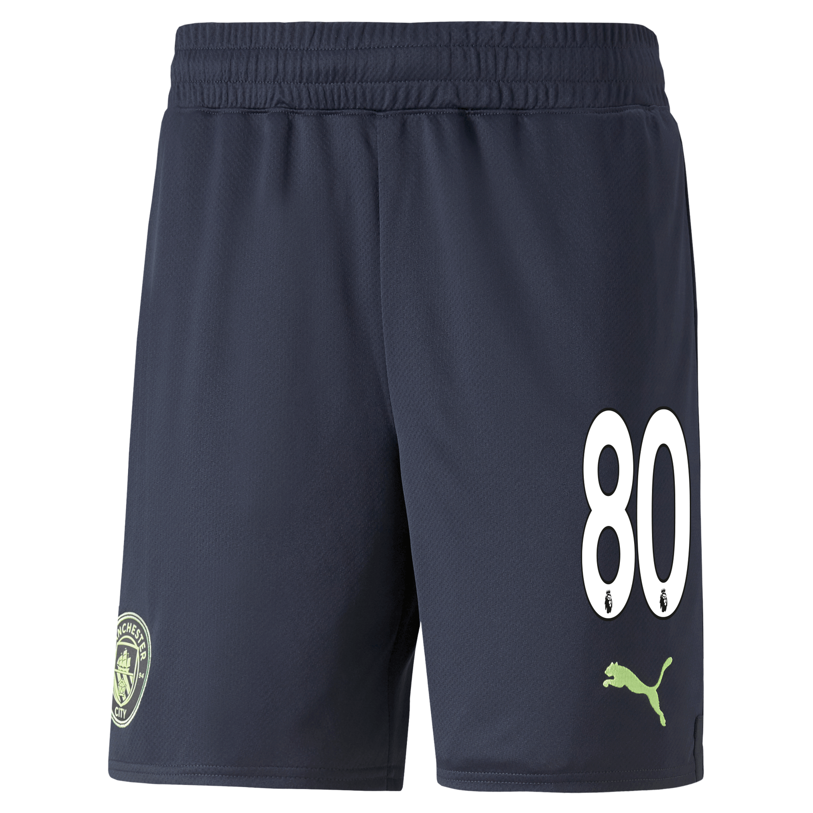Tres Diversidad Partido Manchester City pantalones cortos de fútbol 2022/23 con #80 | Official Man  City Store