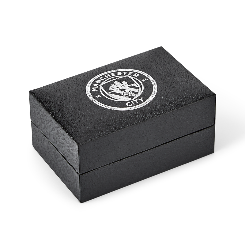 MCFC CREST CUFFLINKS - silver