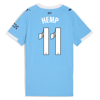 Women's Manchester City Home Jersey 2025/26 With HEMP 11 Printing