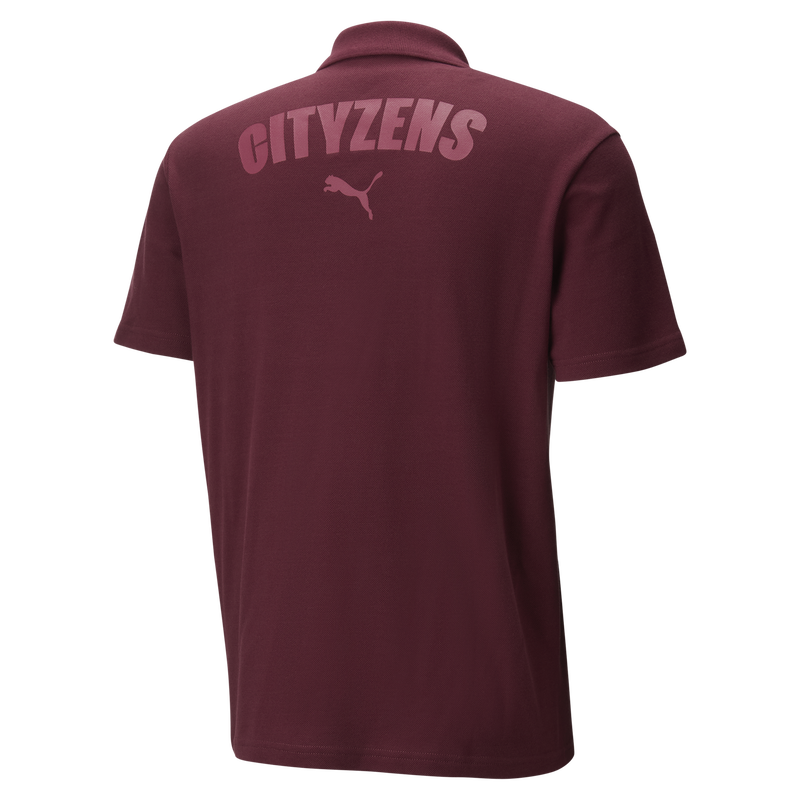 MCFC LW MENS CASUALS POLO - burgundy
