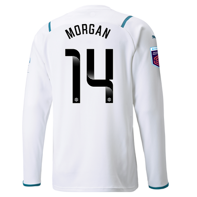 Manchester City Away Shirt Long Sleeve 21/22 with Esme Morgan printing