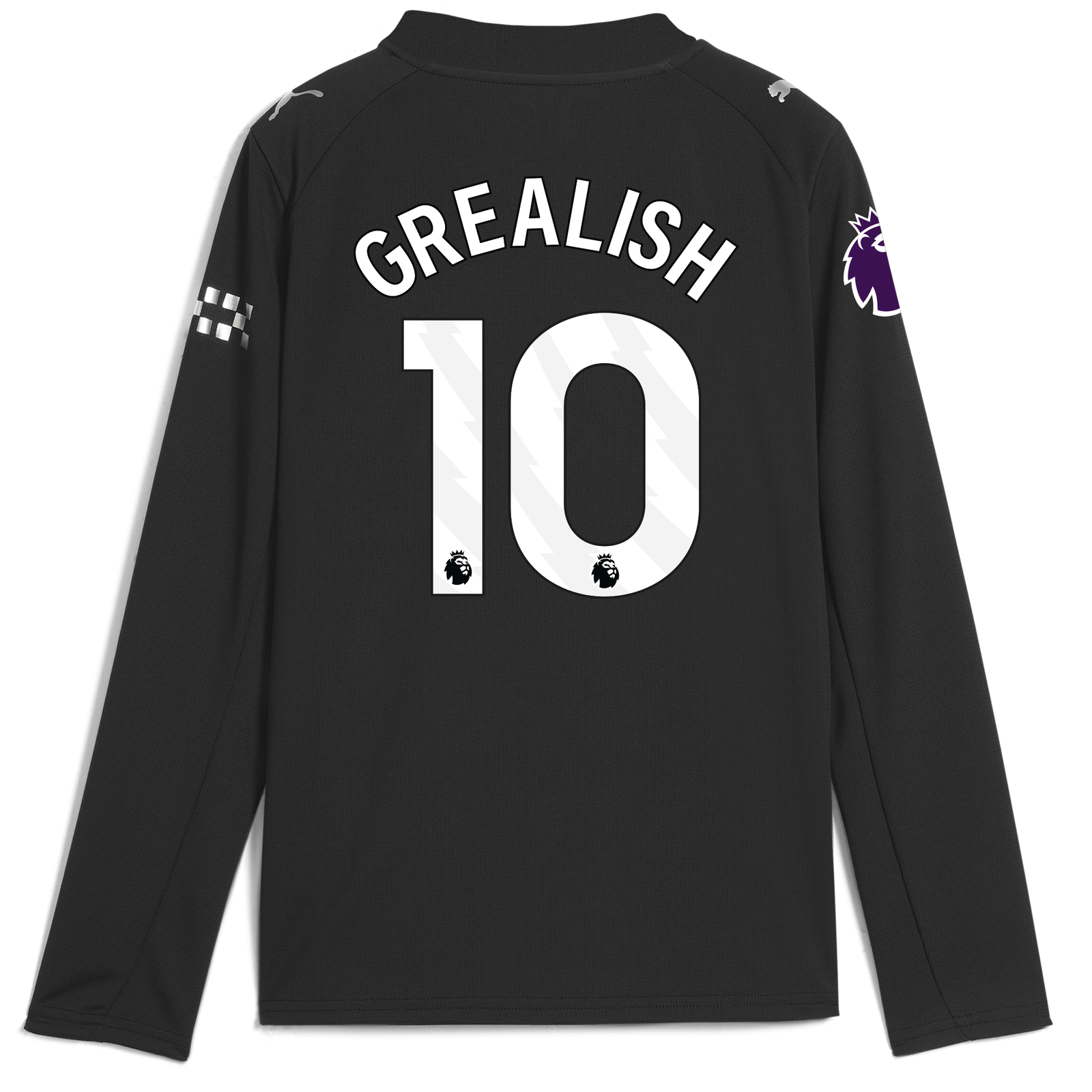 マンチェスター・シティ GREALISH 10番 シャツ Kids' Manchester City Away Jersey 2025/26 Long Sleeve With