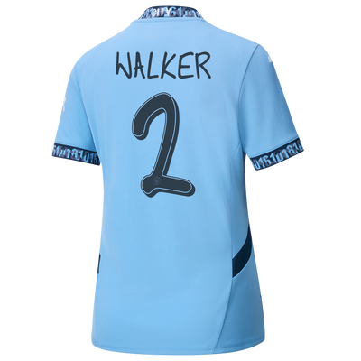 Damen Manchester City Heimtrikot 2024/25 mit WALKER 2 Aufdruck