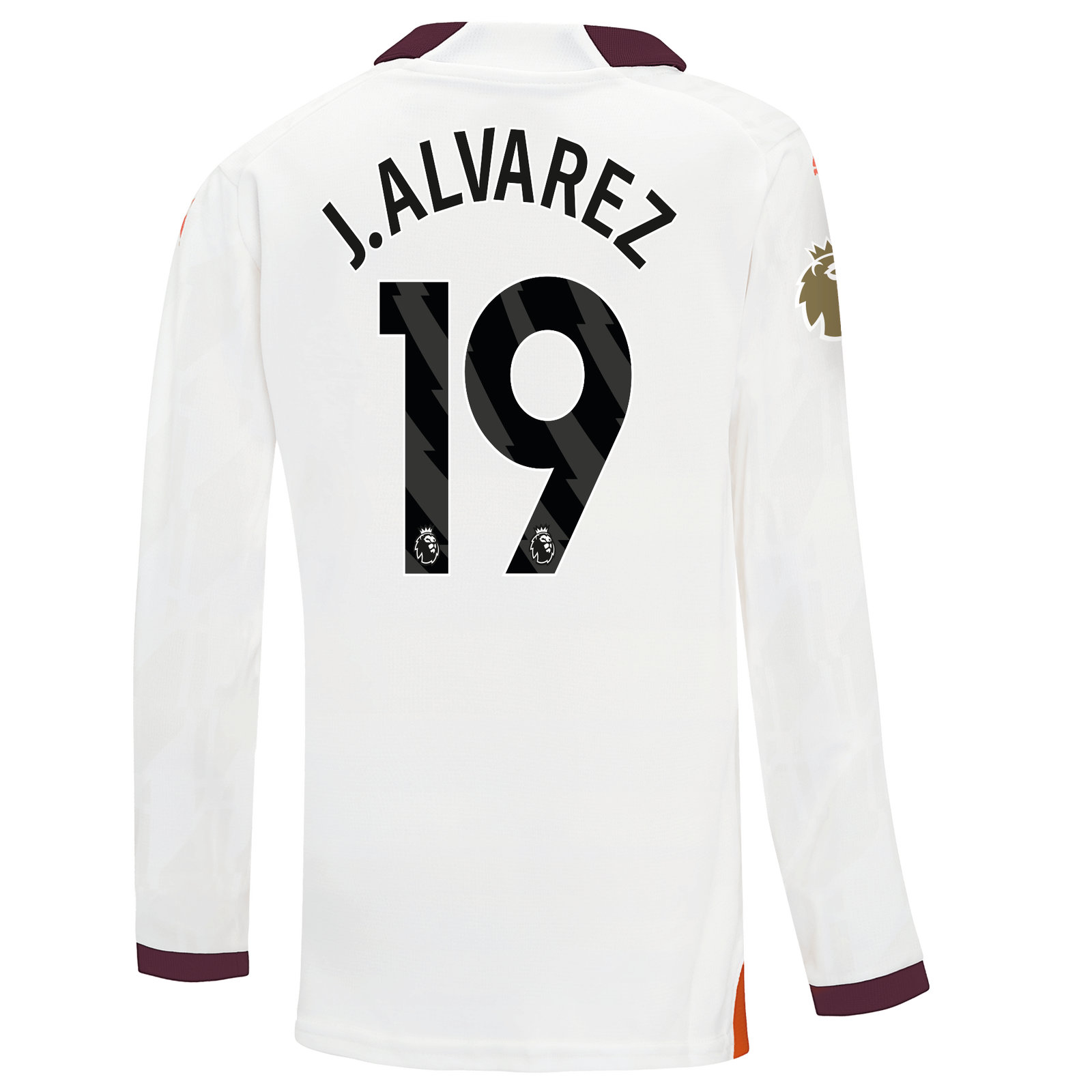 Mcfc Man City Home Jersey 2023/24 with J Alvarez 19 Printing