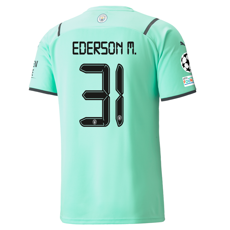 Manchester City Goalkeeper Shirt 21/22 with Ederson