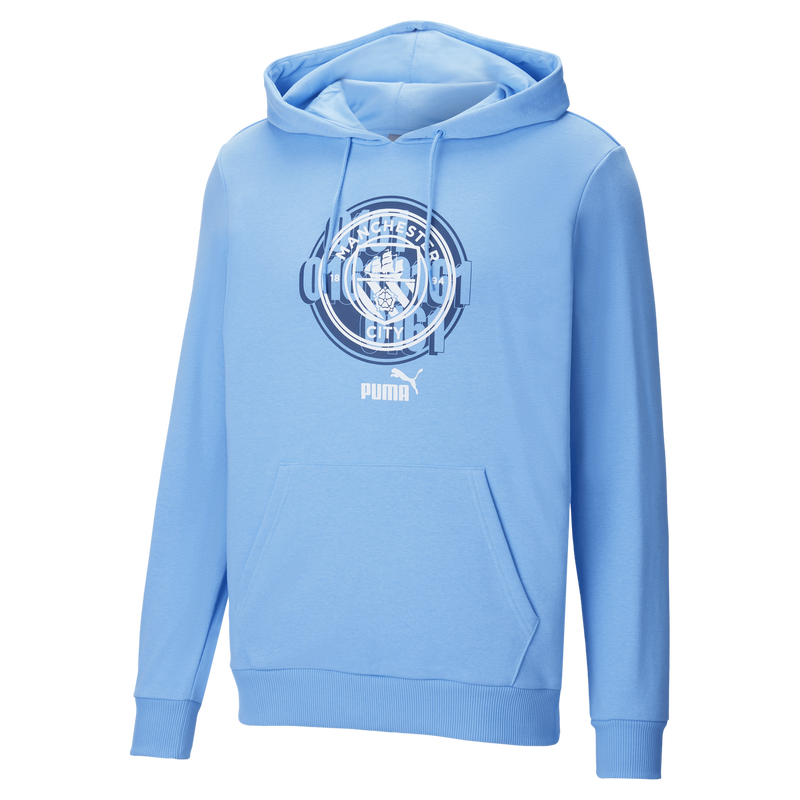 MCFC LW MENS FTBLCULTURE HOODIE - team light blue