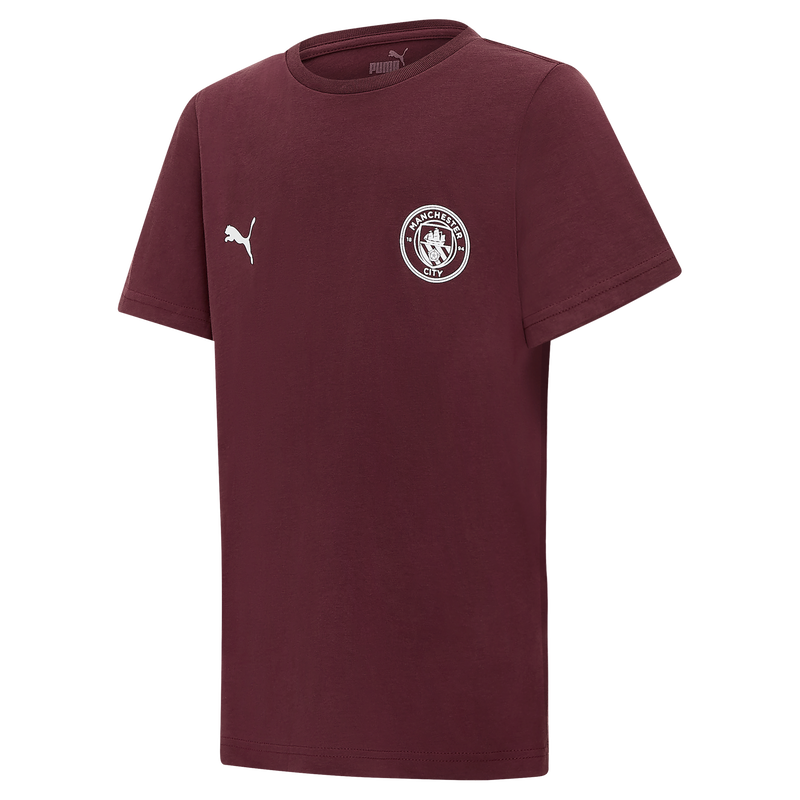 Kids' Man City Essentials Tee burgundy - Check out all Manchester City t-shirts online - Official Manchester City FC store