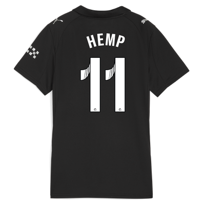 Women's Manchester City Away Jersey 2025/26 With HEMP 11 Printing