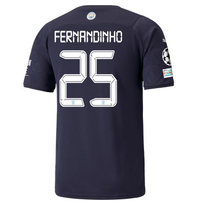 Manchester City 3rd Shirt 21/22 with Fernandinho printing