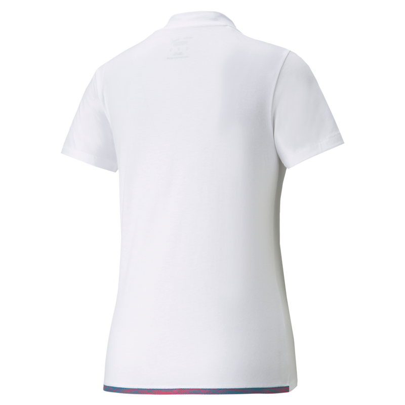 MCFC LW WOMENS CASUALS POLO SS - white