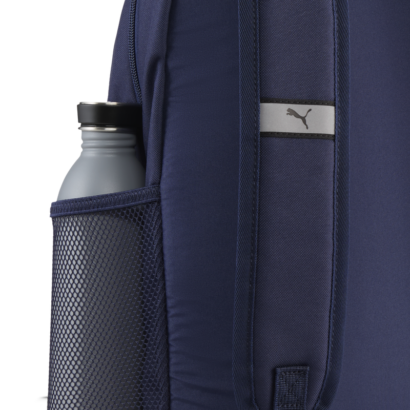 MCFC LW ESS BACKPACK - PUMA Navy-Team Light Blue