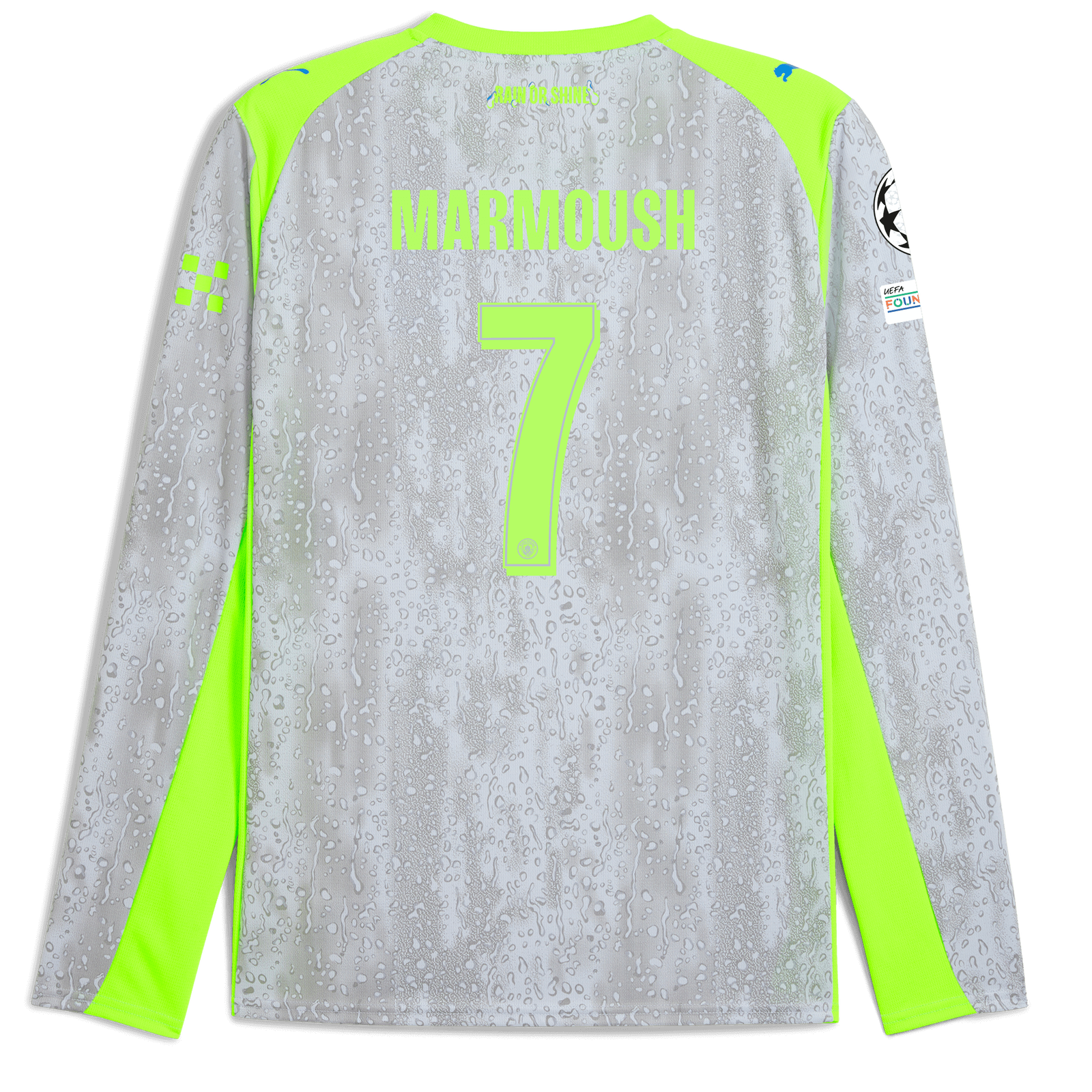 MANCHESTER CITY 長袖　ロンT Kids' Manchester City Third Long Sleeve Jersey 2025/26