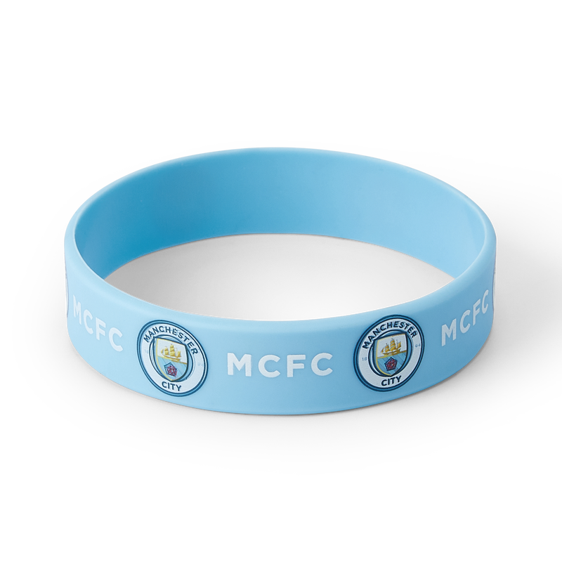 MCFC FW CREST WRISTBAND - light blue