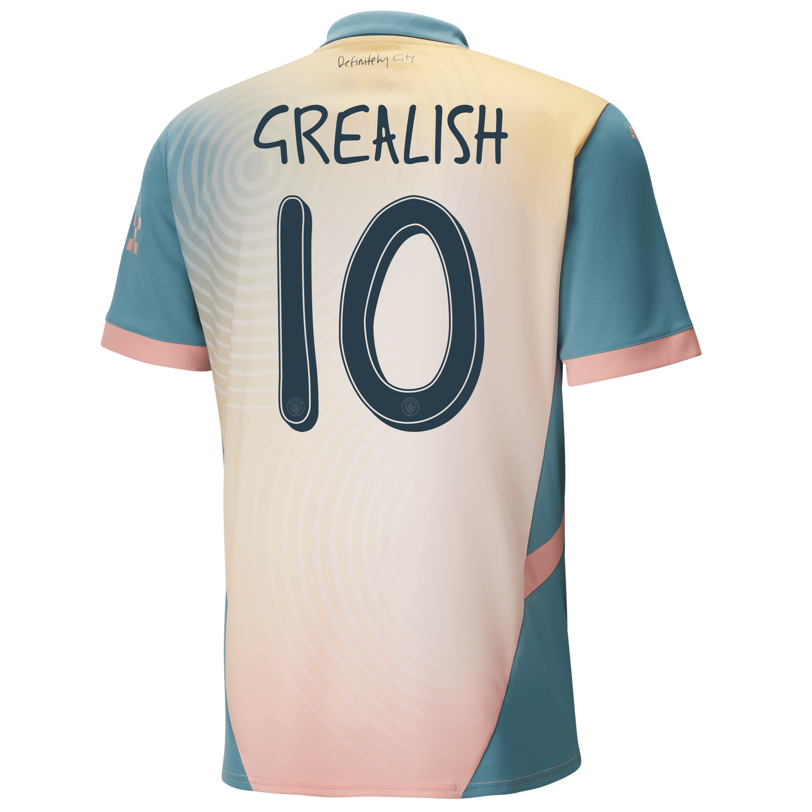 Manchester City 'Definitely City' Jersey 2024/25 With GREALISH 10 printing