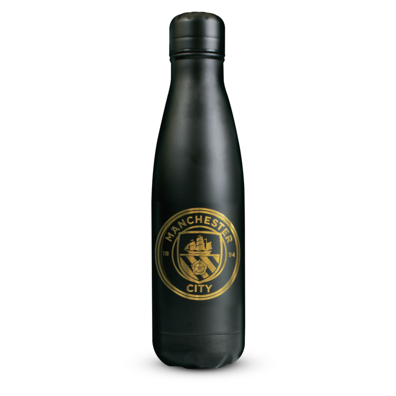 MCFC 500ML BLACK SS BOTTLE - black