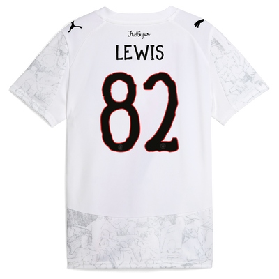 Maglia per bambini KidSuper del Manchester City 2025/26 con stampa LEWIS 82