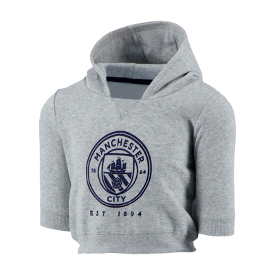 Manchester City Crest Hooded Sweat