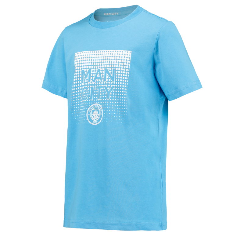 MCFC FW KIDS GRADIENT GRAPHIC TEE - light blue