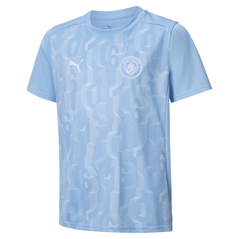 MCFC MW KIDS PREMATCH SS JERSEY - team light blue