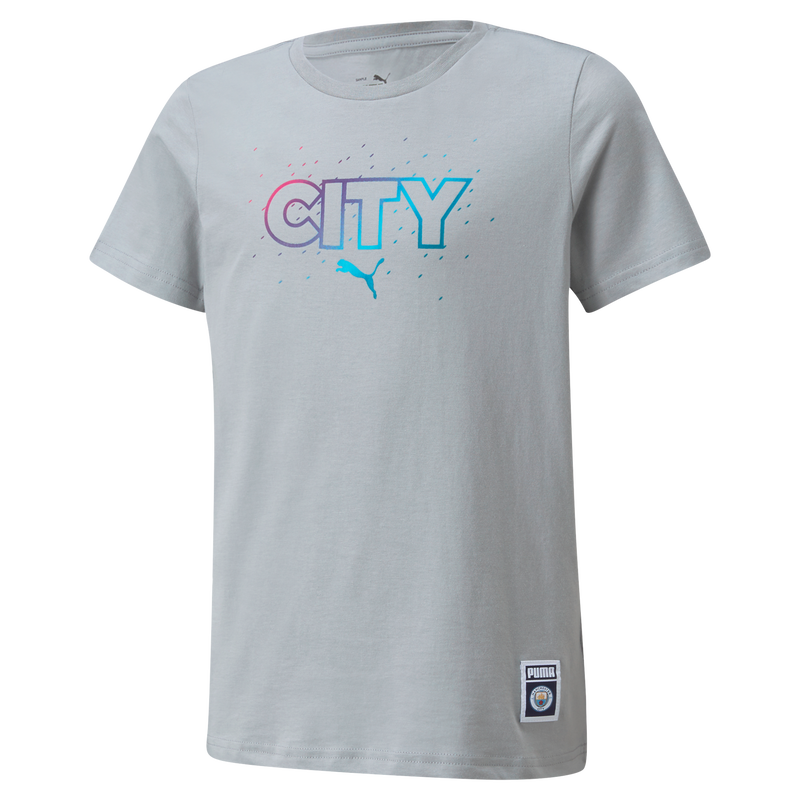 MCFC LW KIDS FTBL CORE TEE SS - grey