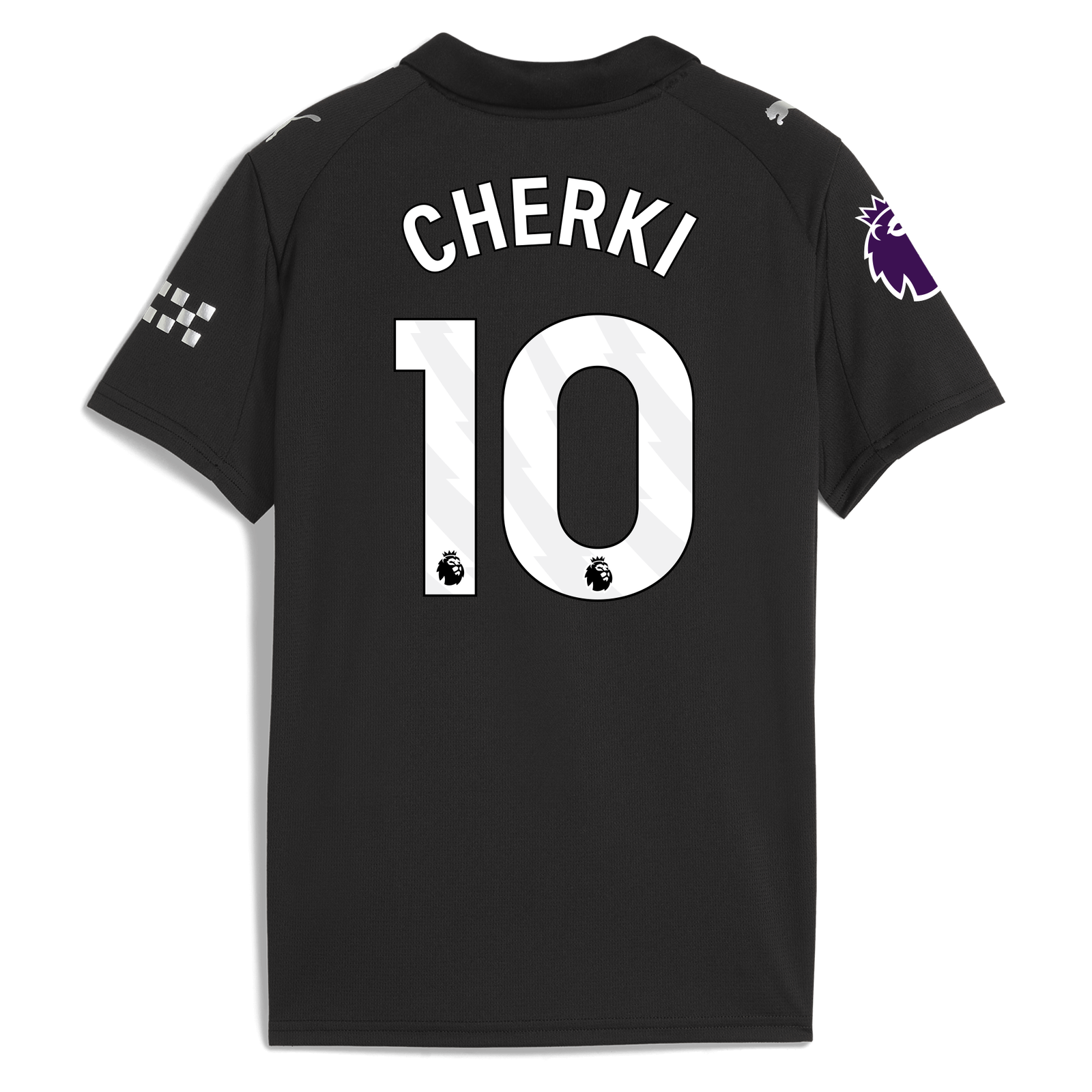 Kids' Manchester City Away Jersey 2025/26 With CHERKI 10 Printing