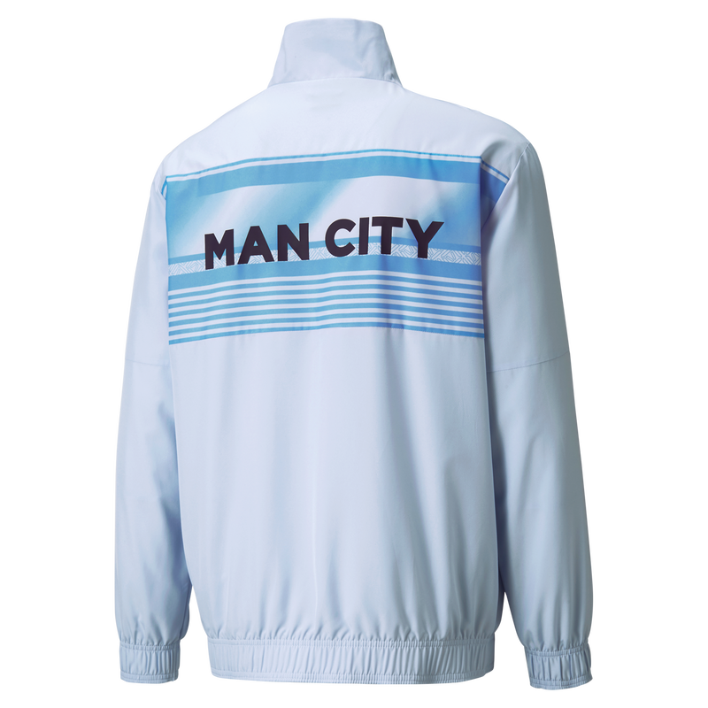 MCFC MW MENS PREMATCH JACKET - light blue