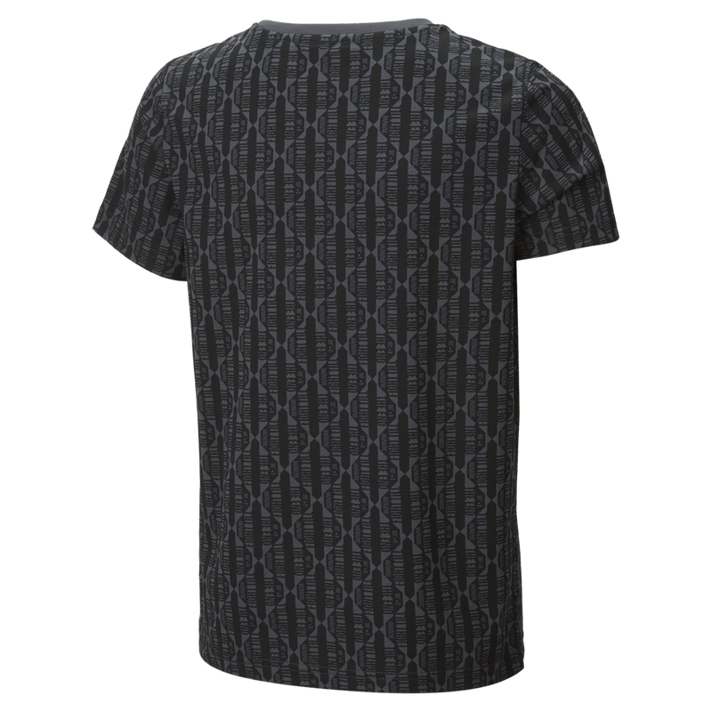 MCFC LW KIDS FTBLCULTURE TEE AOP - new navy
