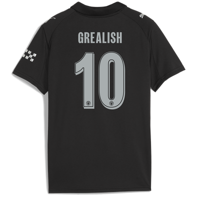 Maillot Extérieur Manchester City pour enfants 2025/26  Avec Impression GREALISH 10