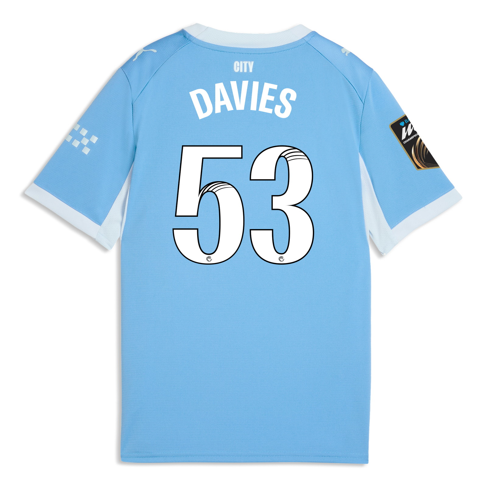 キッズ マンチェスター・シティ ホームユニフォーム 2026/27 DAVIES 53