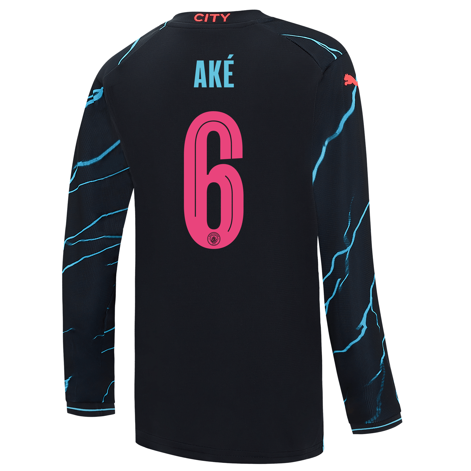 Man city 6 year kit top
