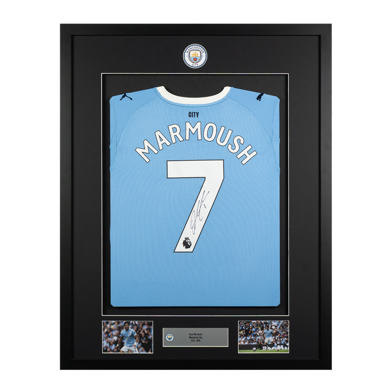 MCFC 25/26 FRAMED MARMSH HOME - Blue