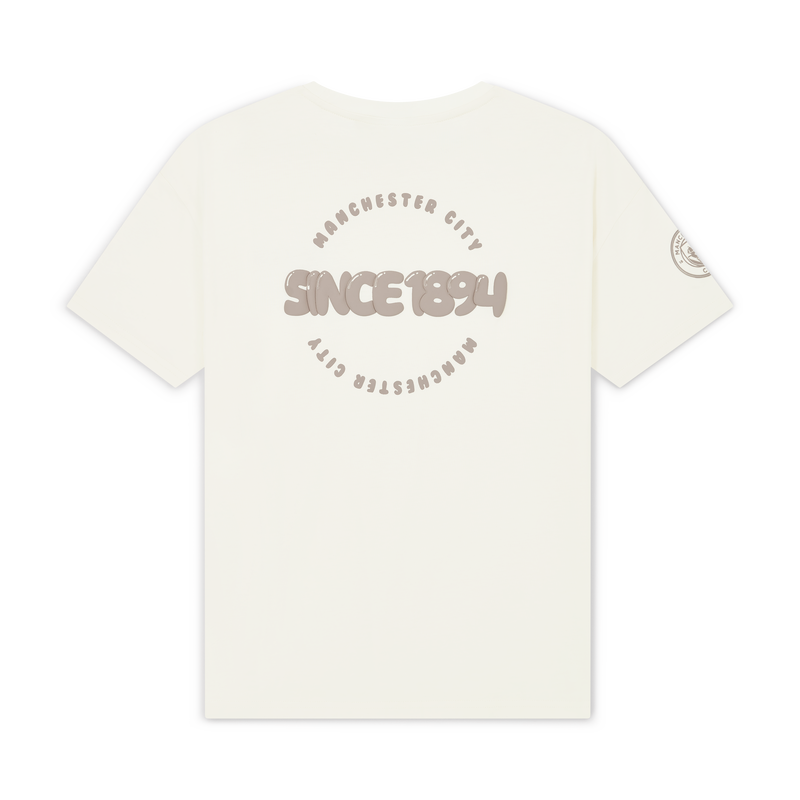 MCFC FW WOMENS BUBBLE T-SHIRT - cream