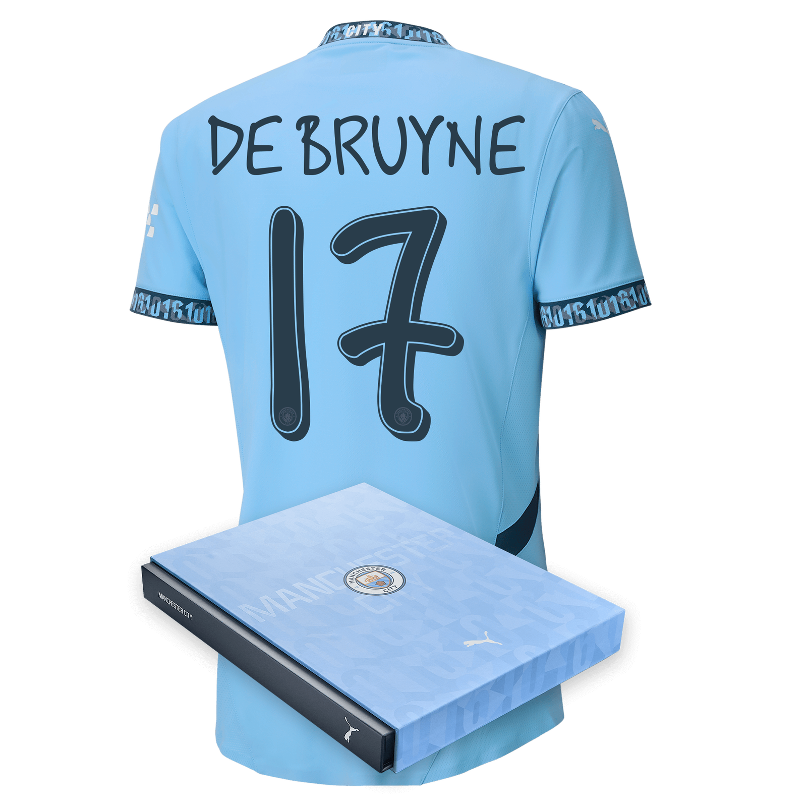 Manchester City Authentic Home Jersey 2024/25 with DE BRUYNE Manchester City Authentic Home Jersey 2024/25 with DE BRUYNE