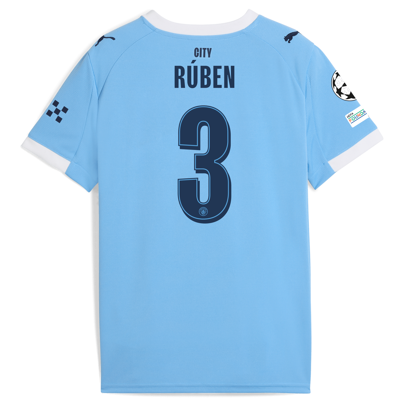 マンチェスター・シティ RÚBEN サイン入りジャージ 3番 マンチェスター・シティ RÚBEN サイン入りジャージ 3番