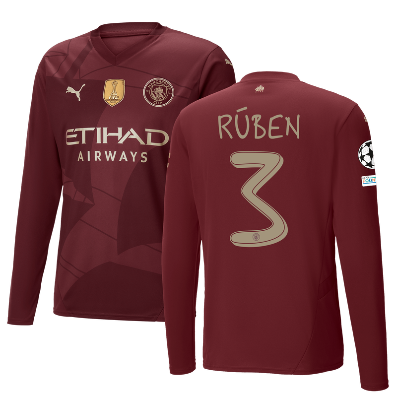 Man city long sleeve shirt clearance