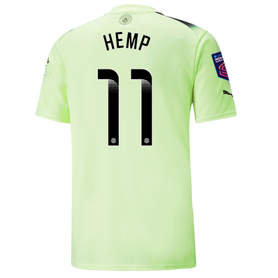 Manchester City Third Jersey 2022/23 with HEMP 11 printing