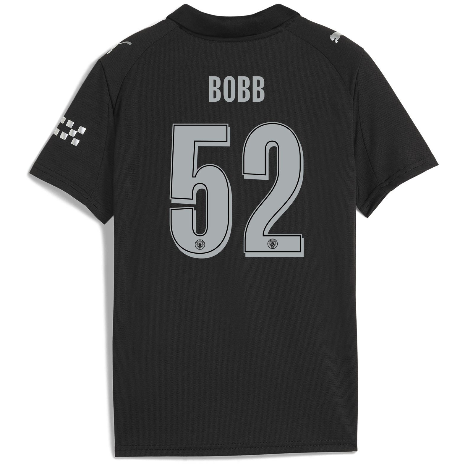 マンチェスター　ポボルスキーのユニフォーム キッズ マンチェスター・シティ 2025/26 アウェイ BOBB 52