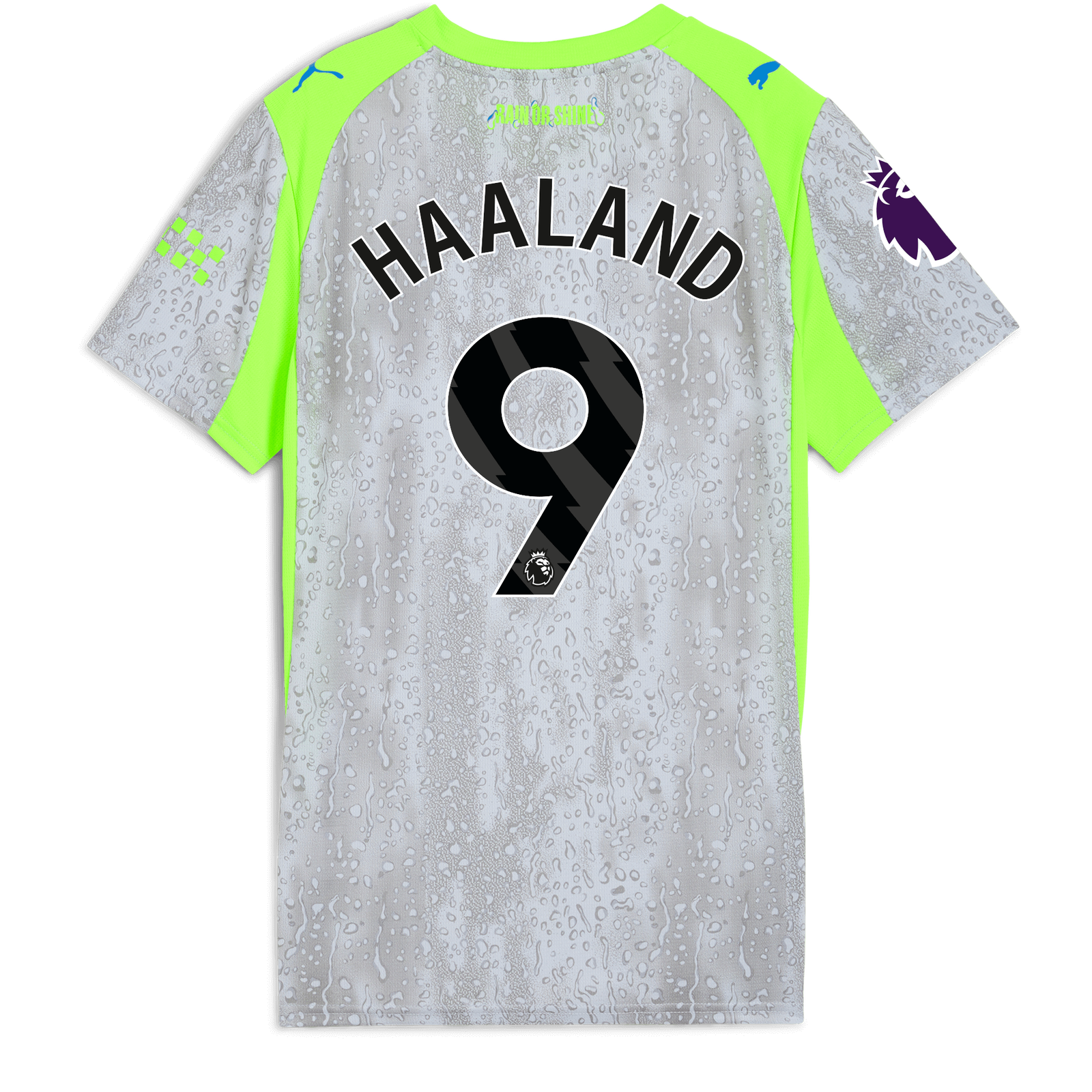 Womens' Manchester City Third Jersey 2025/26 With HAALAND 9