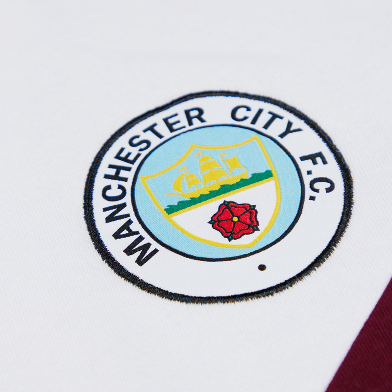 Manchester City '90s Inspired Retro 1/4 Zip Top | Official