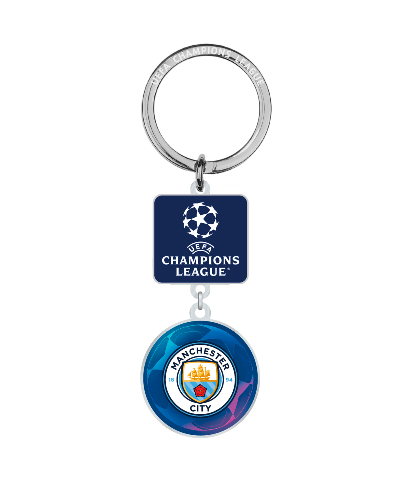 Manchester City UCL Charm Key Chain Official Man City Store manchester-city-ucl-charm-key-chain-official-man-city-store