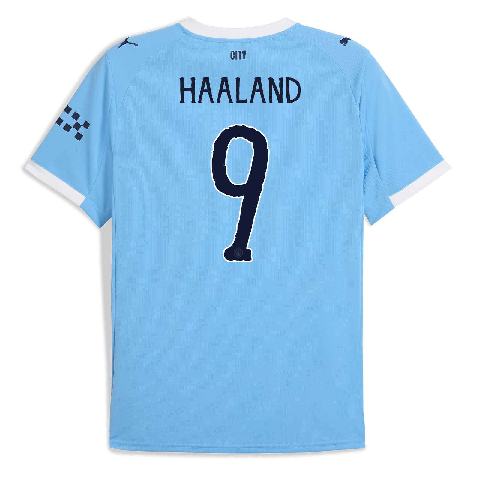 【18％OFF】 Manchester City Printing 9 HAALAND With 2025/26 Jersey Home ウェア