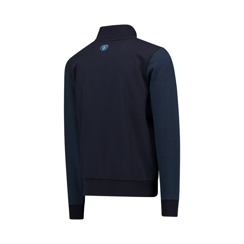 MCFC FW MENS CASUAL 1/4 ZIP - navy