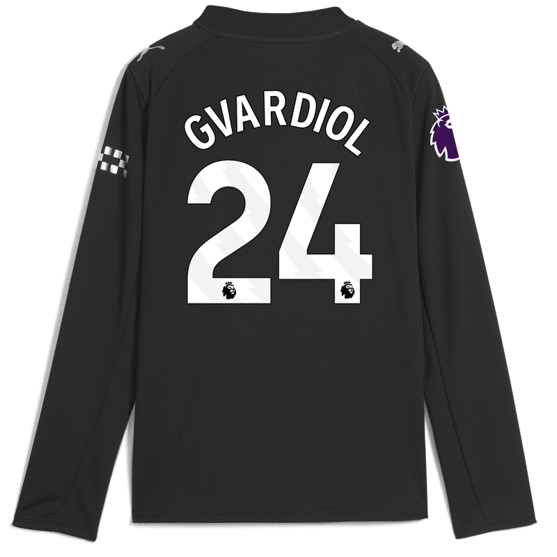 KIDS Away SHIRT LS-GVARDIOL-24-EPL-PL - 