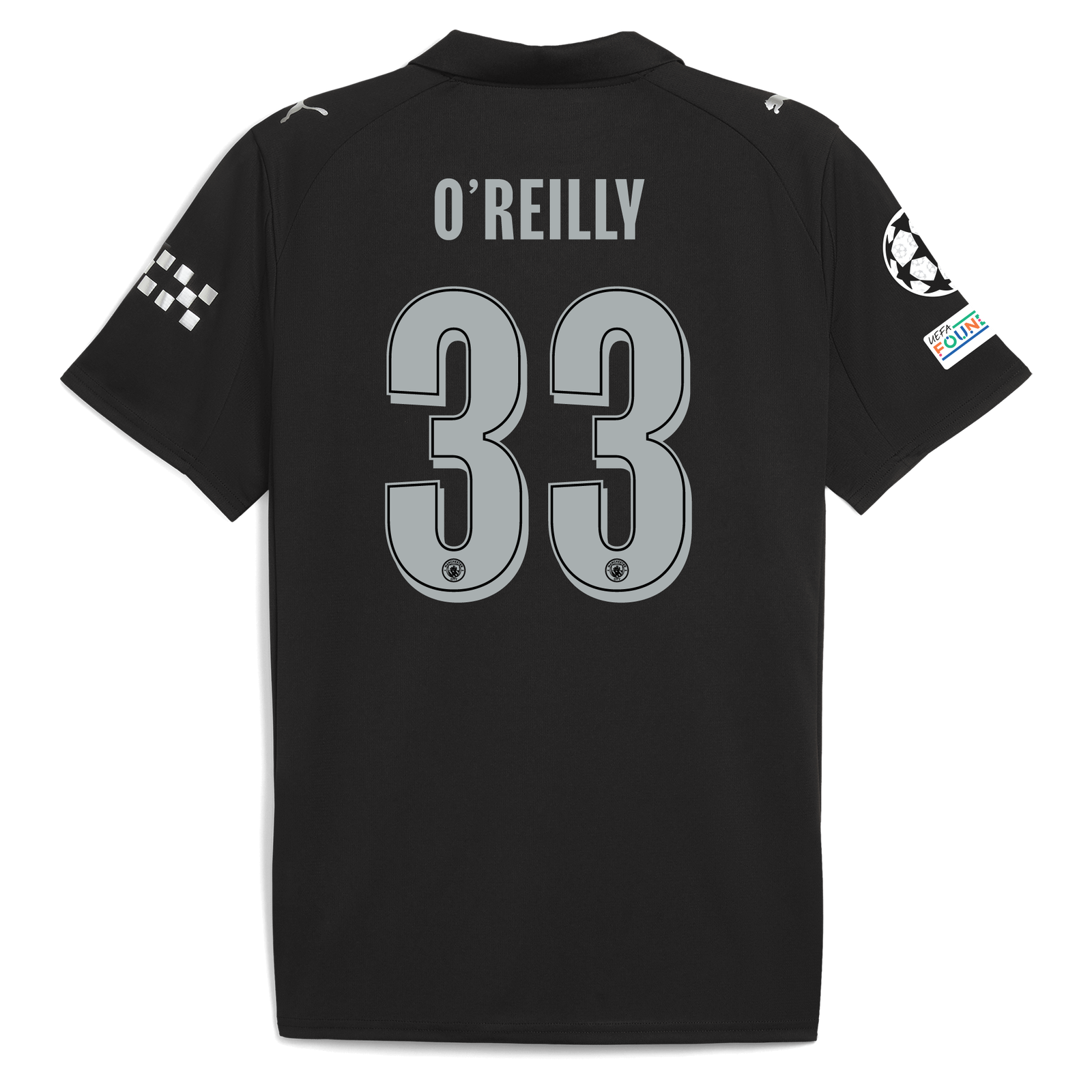マンチェスター・シティ 2025/26 アウェイ O'REILLY 75プリント