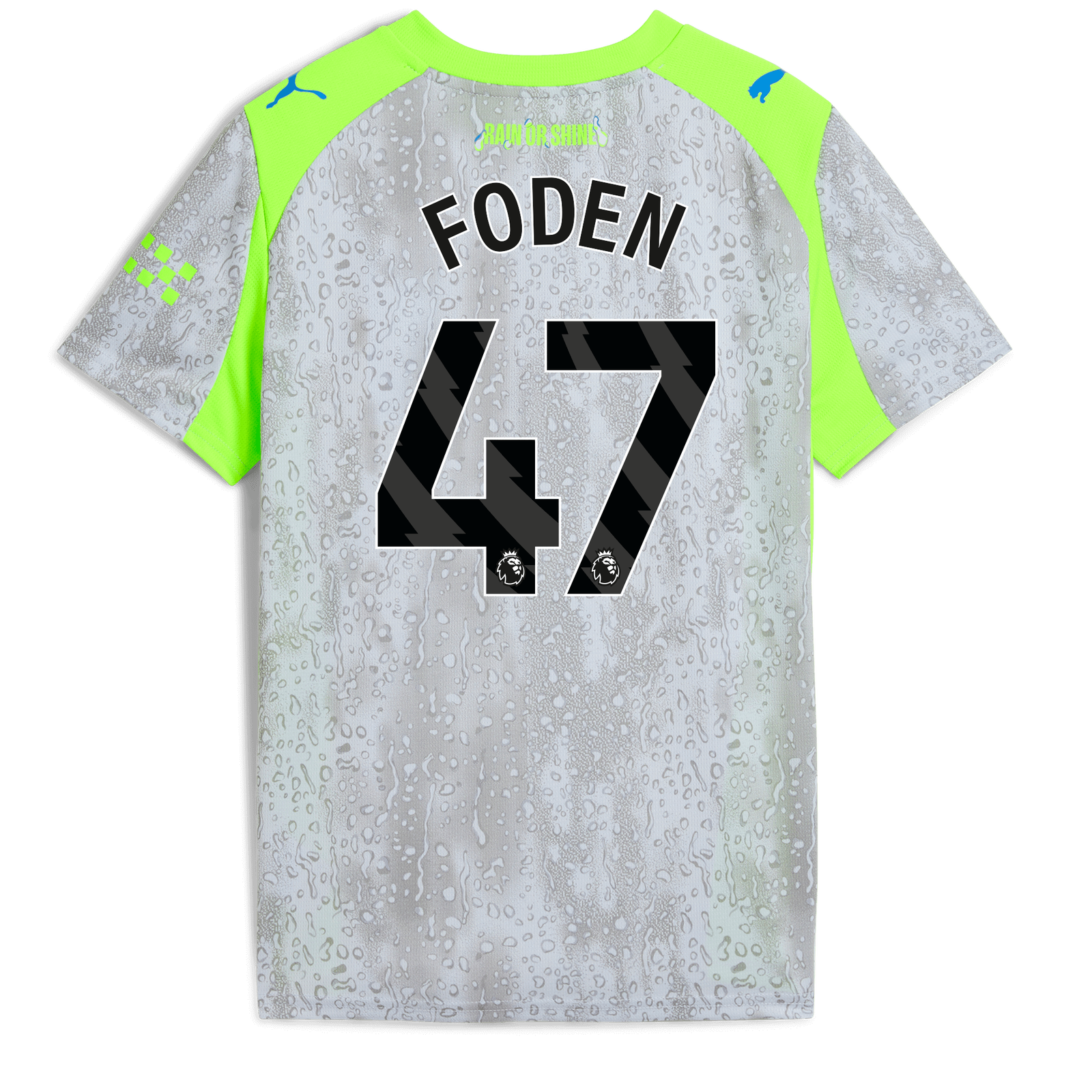 寿*司様 マンチェスター・シティ Foden 47 ユニフォーム Kids' Manchester City Third Jersey 2025/26 With FODEN 47