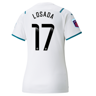 Womens Manchester City Away Shirt 21/22 with Vicky Losada printing
